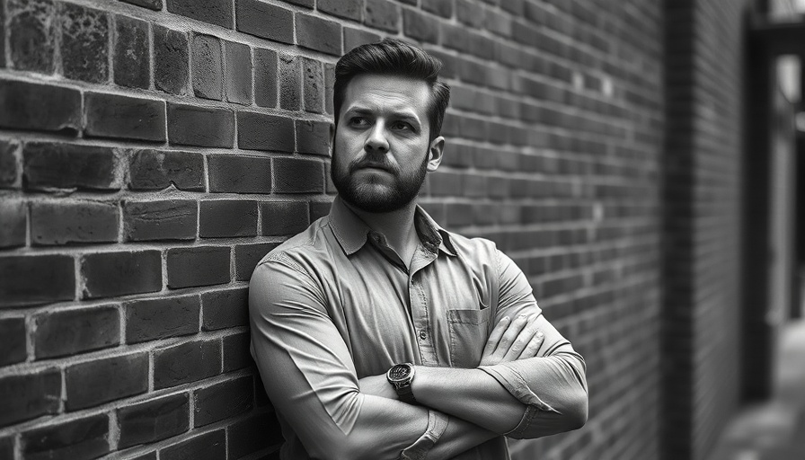 Contemplative man standing against a brick wall, AI Loopholes to Generate 7-Figure Profits