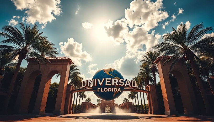 Entrance arch at Universal Studios Florida