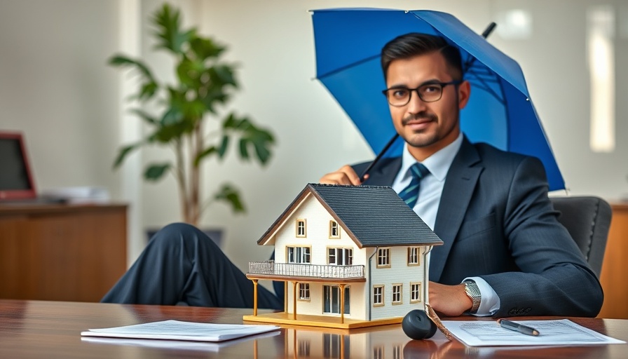 Average costs of home insurance in Florida concept with umbrella over house model.