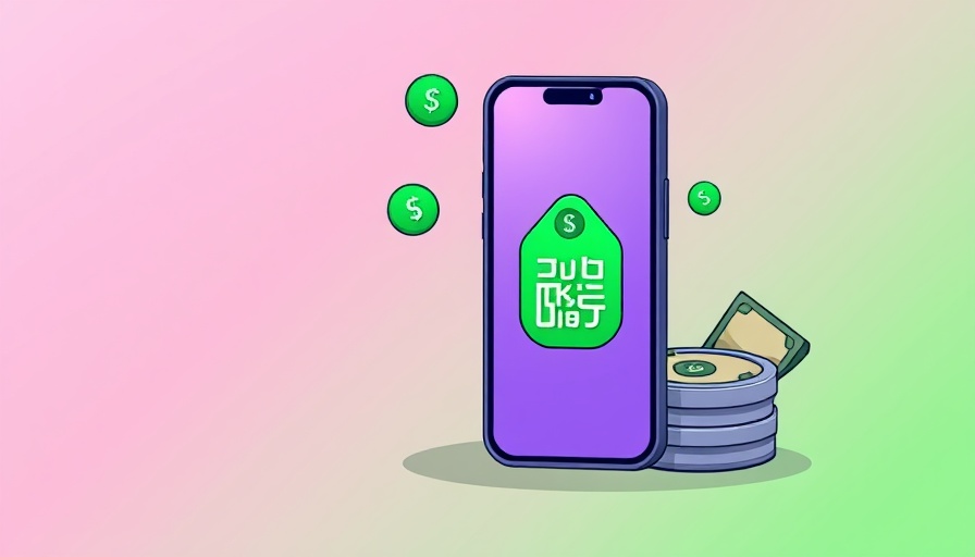 Digital payment options illustration with smartphone and QR code.