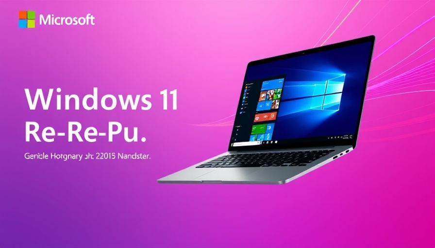 Windows 11 Pro promo image with laptop display.