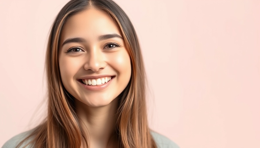 Smiling professional investing in career growth with text details.