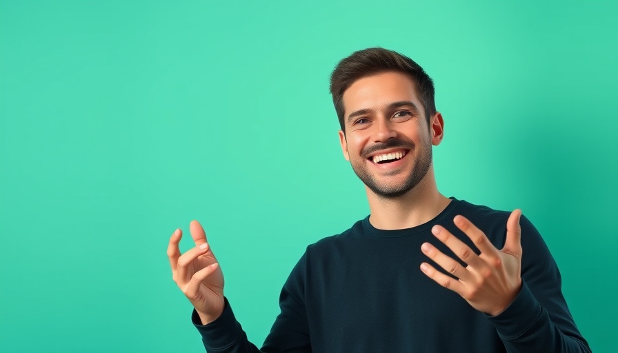 Agent-responsive design concept presentation in a vibrant backdrop