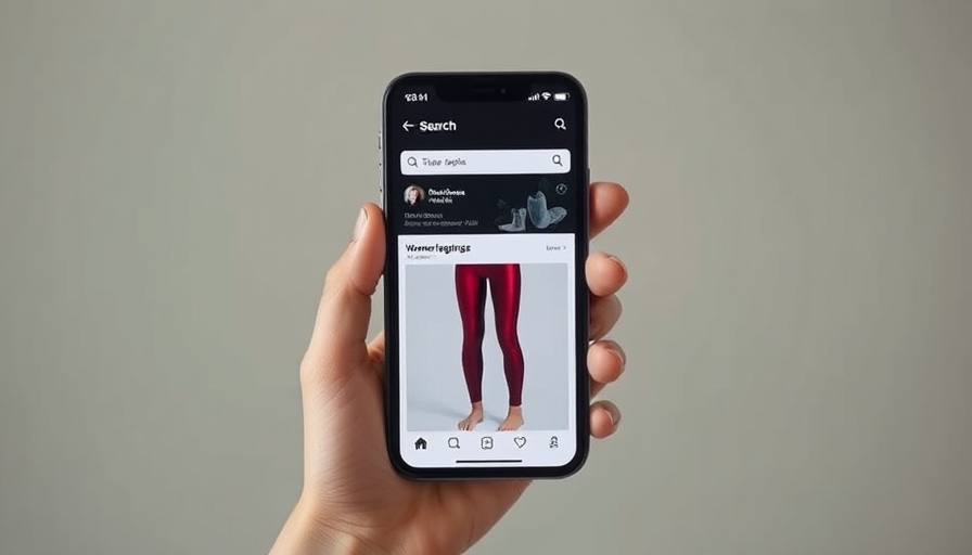 AI-powered gadgets enhance online shopping on a smartphone.