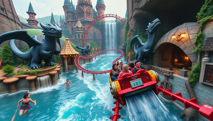 How to Train Your Dragon – Isle of Berk amusement park ride.
