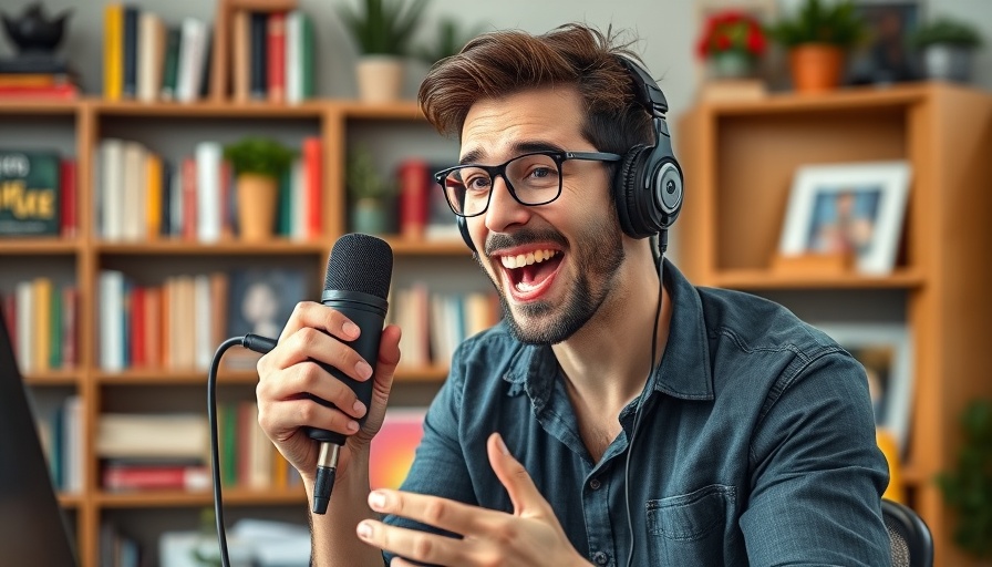 Enthusiastic podcast host discusses business growth strategies.