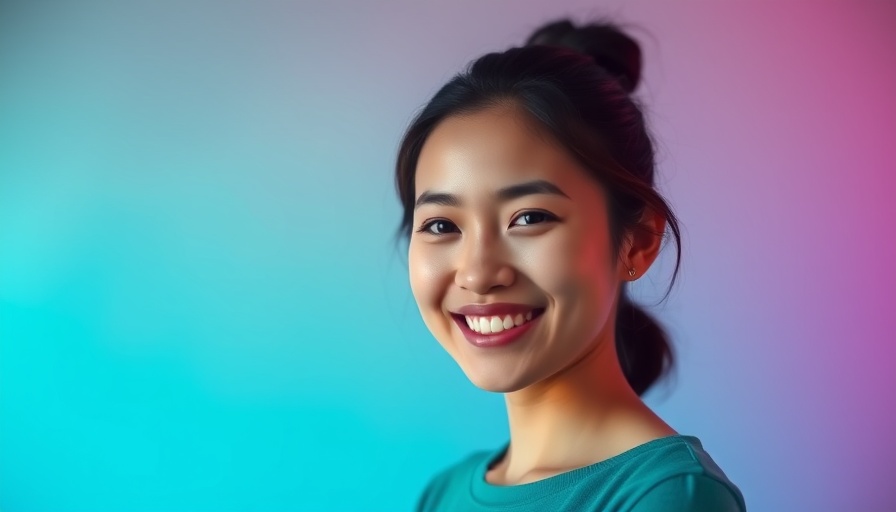 Young woman with text about scalable image data pipelines for AI training.