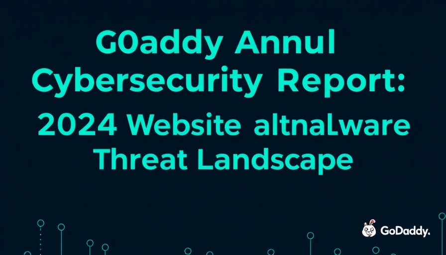 GoDaddy Annual Cybersecurity Report: 2024 Website Malware Threat Landscape header.