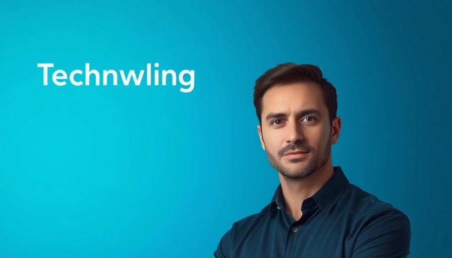 8-bit quantization text with person on gradient background.