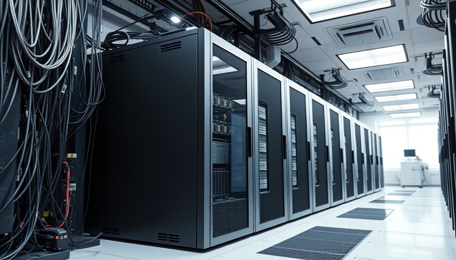 Latest AI news 2025: Advanced IBM server in high-tech lab.