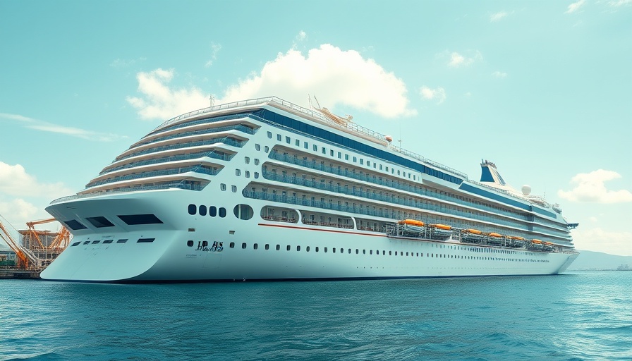 MSC World America cruise ship at port, showcasing modern design.