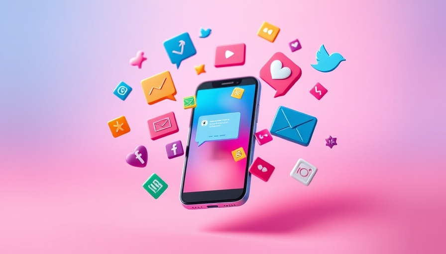 Social media notifications on a smartphone; learn how to create and manage a Facebook business page.