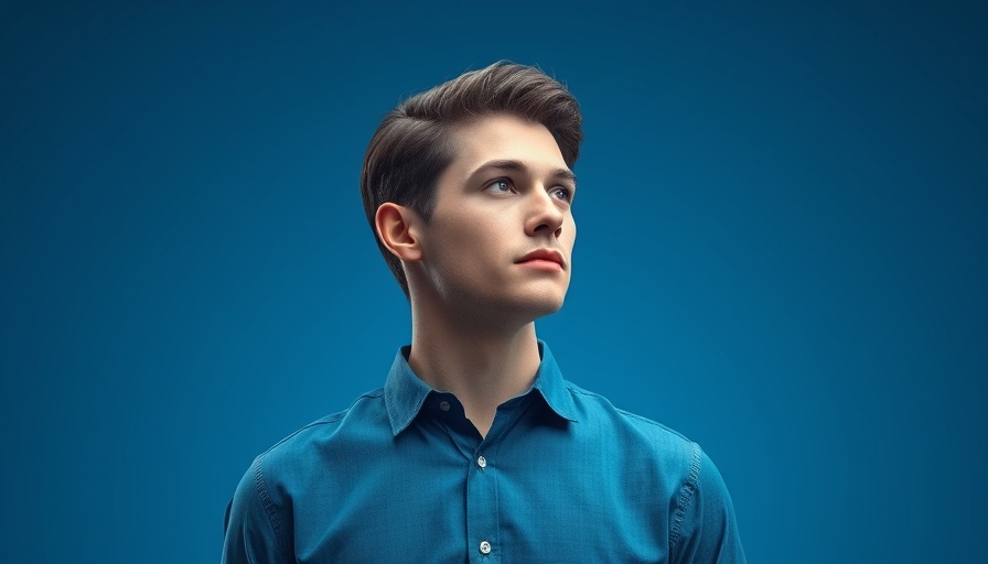 AI expert and neural network symbol on blue, latest AI news 2025 backdrop.