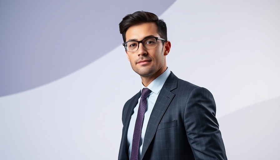 Enterprise AI agents presentation with business professional.