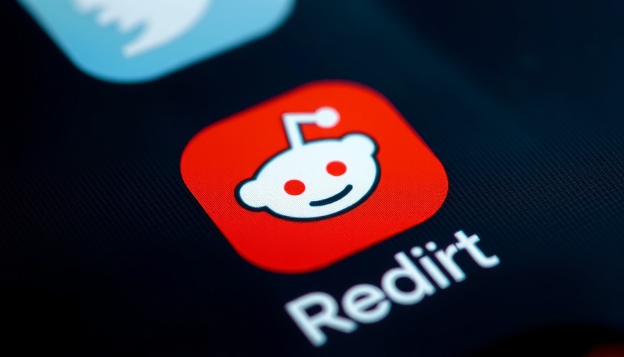 Close-up view of Reddit app icon symbolizing AI-powered answers on Reddit.