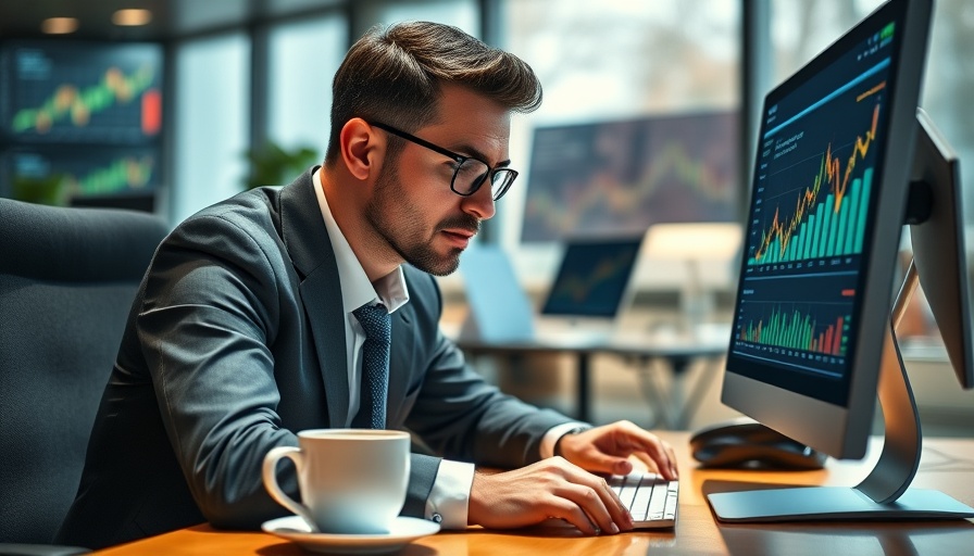 Analyzing financial data with Microsoft Office 2024 in modern office.