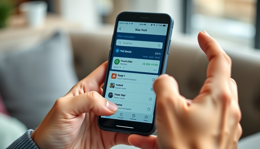 Smartphone showing stock picking app interface with icons for OpenAI stock picker.
