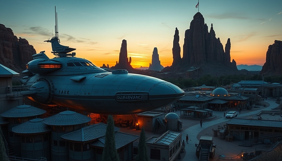 High-end theme park experiences with a futuristic sci-fi environment.