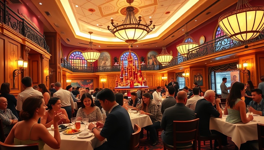 Disney dining experiences in an elegant art deco restaurant