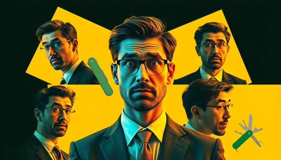 AI automation for entrepreneurs visualized through abstract businessman art.