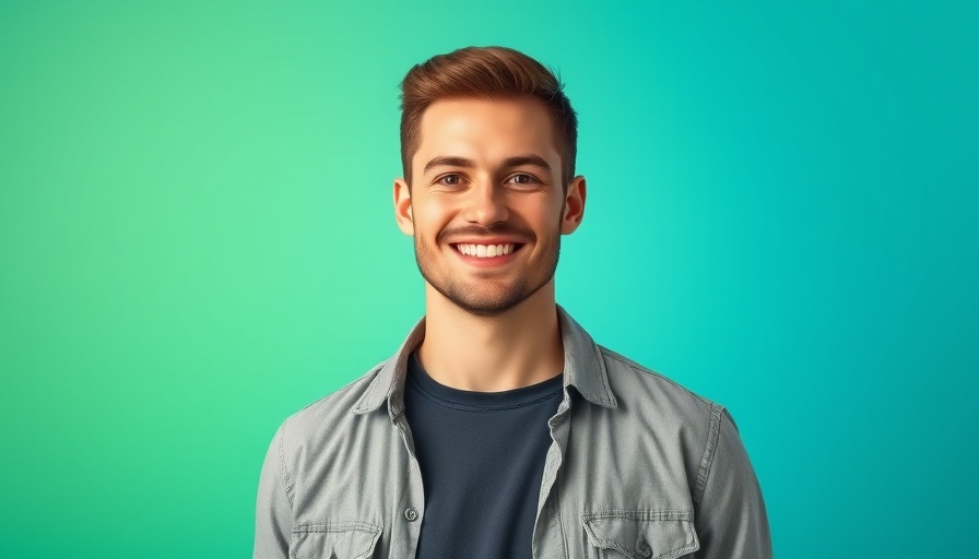 Informative image about AI agent infrastructure with smiling man.
