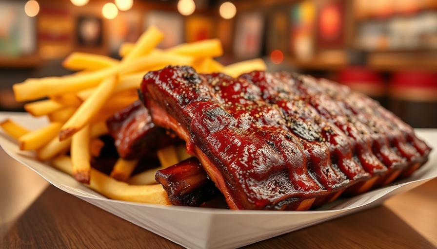 SeaWorld Orlando All-Day Dining Plan featuring juicy ribs and fries