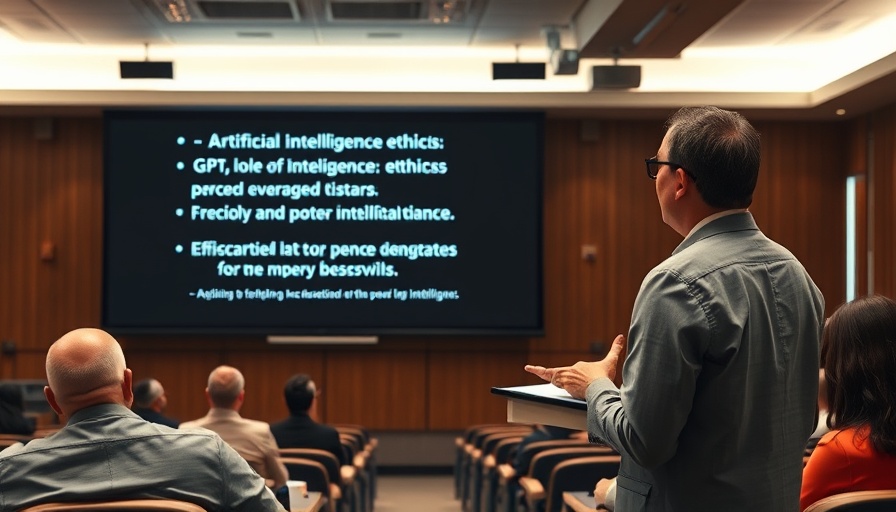 Lecture on provably beneficial artificial intelligence, presentation slide visible.