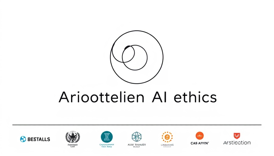 Aristotelian AI ethics logo with institutional logos.