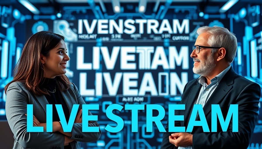 Livestream flyer on distributed computing for affordable AI with speakers.