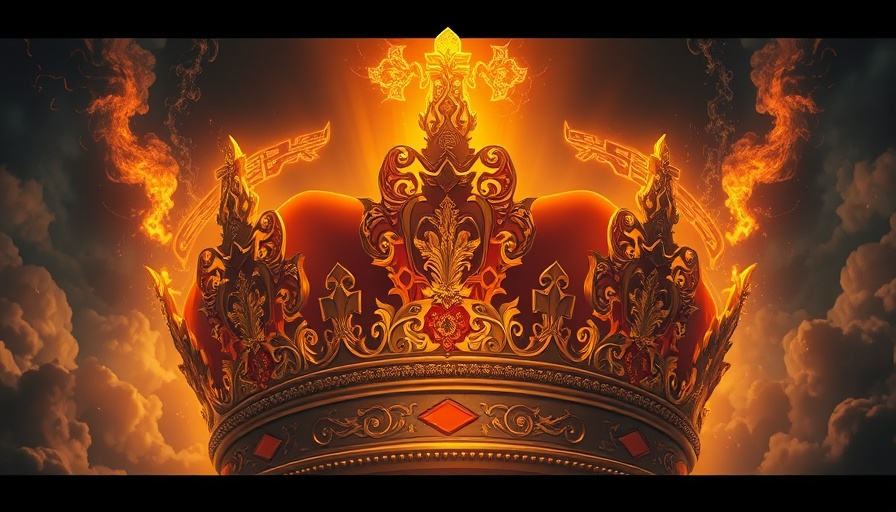 DeepSeek V3 AI revolution symbolized by a glowing crown.
