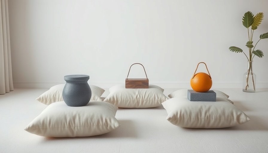 AI understanding physics demonstration with weights on cushions.