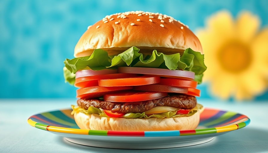 Delicious vegetarian burger for summer vegetarian recipes