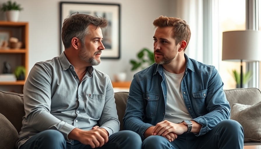 Happiness isn’t about money conversation between two men.