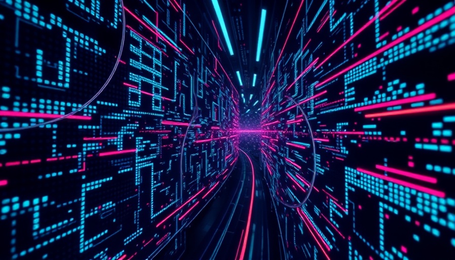 Generative AI disrupting PEAD with glowing digital interface.