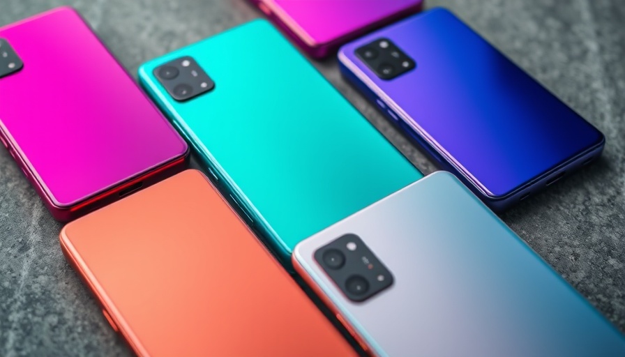 Vibrant foldable smartphones for AI automation entrepreneurs