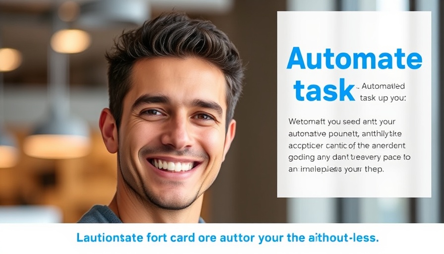 Promotional graphic: Automate tasks with Google AI Studio.