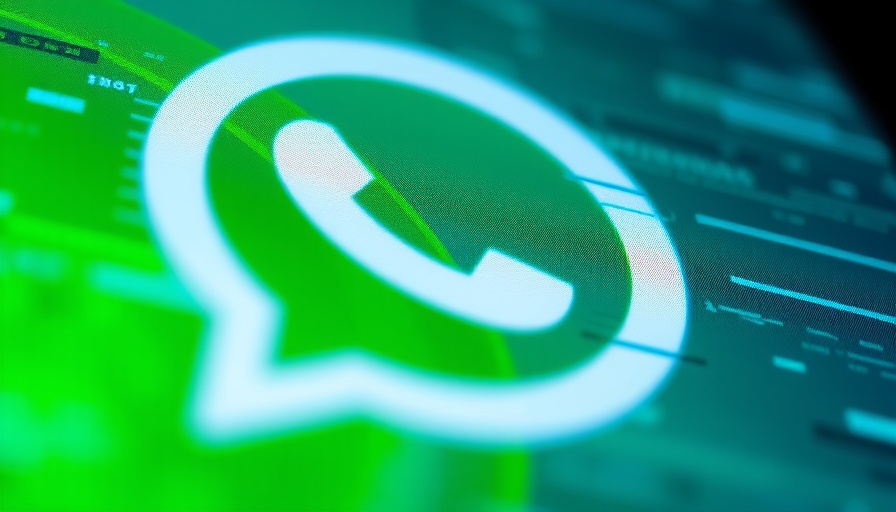 Blurred WhatsApp logo with bright digital effect, symbolizing AI automation for entrepreneurs.