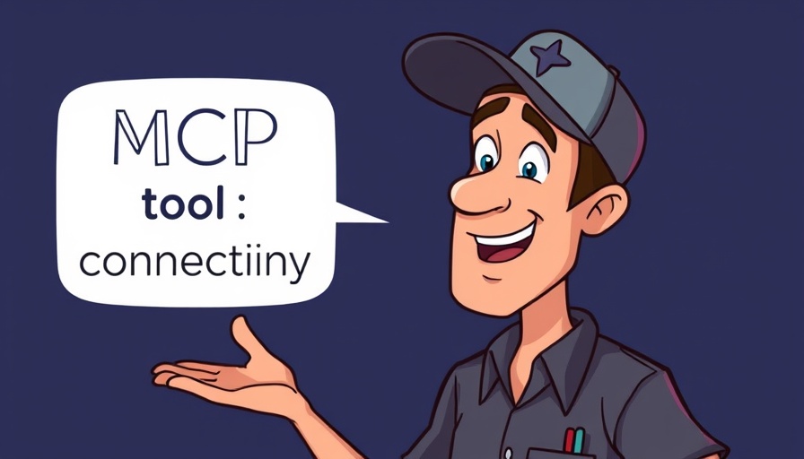 Animated man discussing MCP AI Agent Challenges with text overlay.
