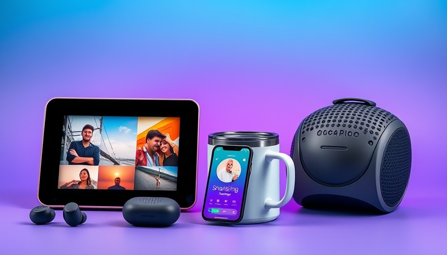 Collage of best new tech gadgets 2025, showcasing wireless earbuds and more.