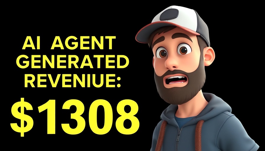 AI agent employee animated description generating revenue, photorealistic style.