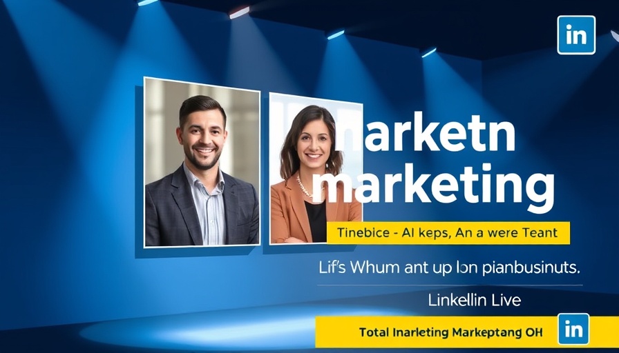 Advertisement for winning with AI in business webinar
