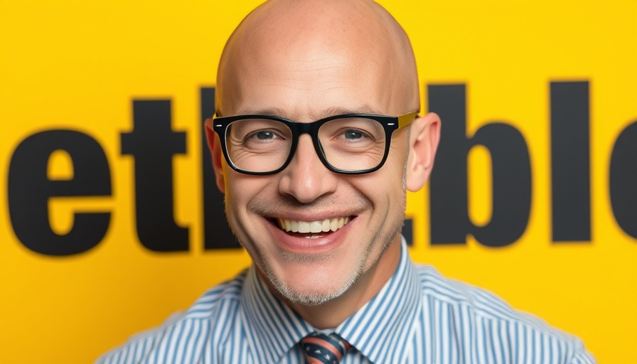 Business activation strategies blog graphic with smiling man.