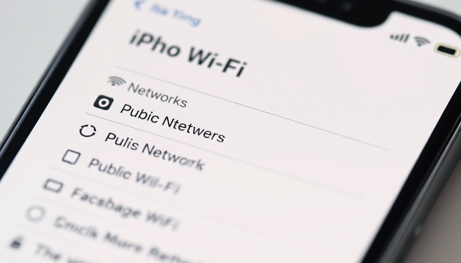 iOS 19 public Wi-Fi feature on iPhone screen, network options shown.