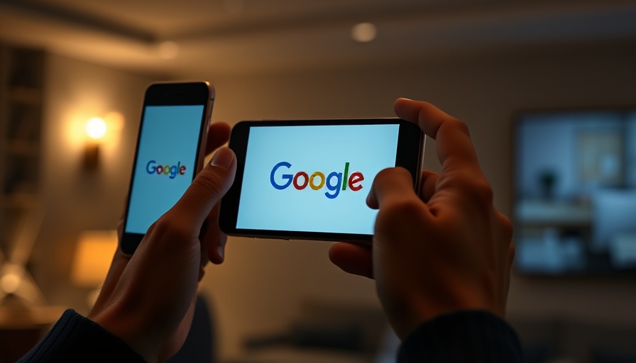 Smartphone displaying Google logo, highlighting Google Advanced Protection for Vulnerable Users.