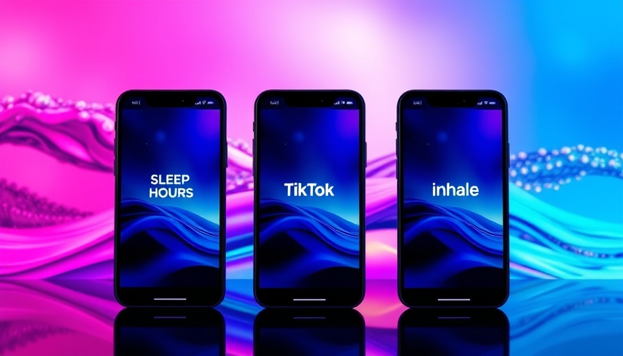 TikTok meditation feature for teens, relaxation screens on smartphones.