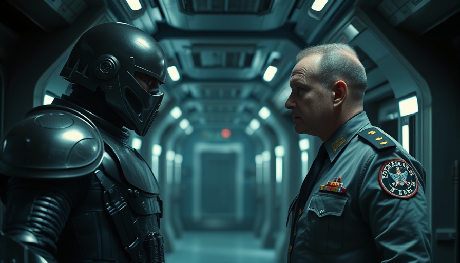 AI automation for entrepreneurs in cinematic sci-fi setting