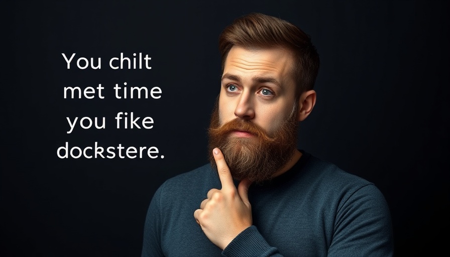 Bearded man pointing at Google Flow V3 text on dark background.