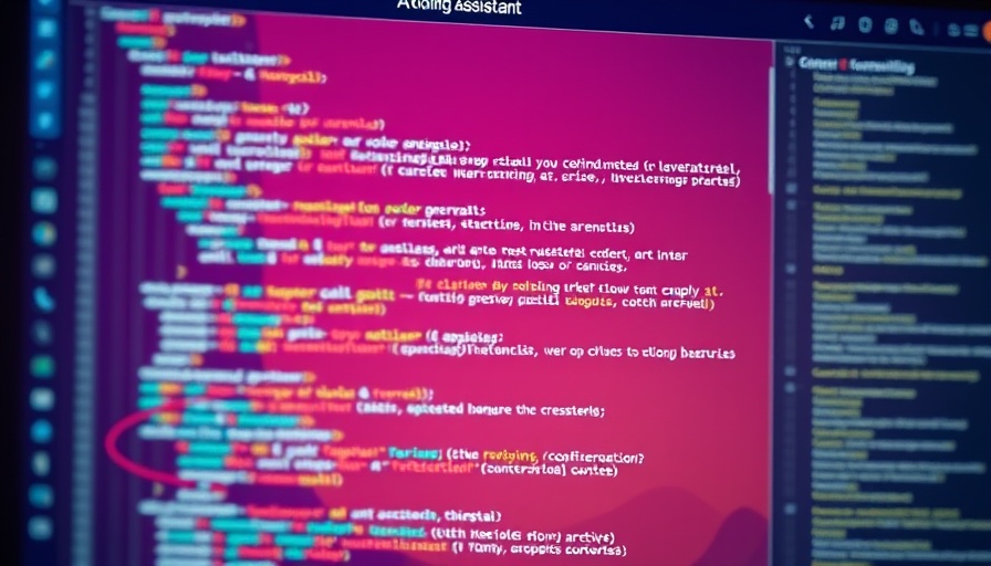 Futuristic AI coding interface for Codex AI assisting coding tasks.