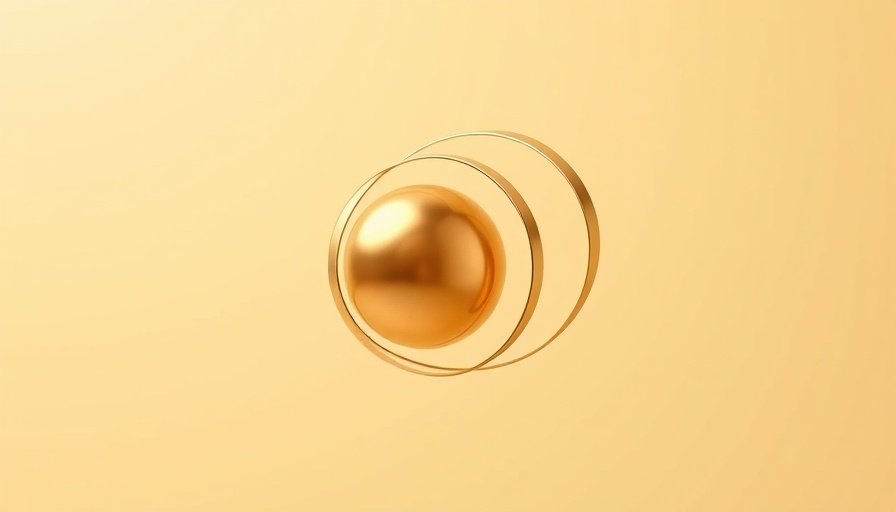 Abstract image of a golden ball spiraling downward, representing Moody's downgrade impact on investors.
