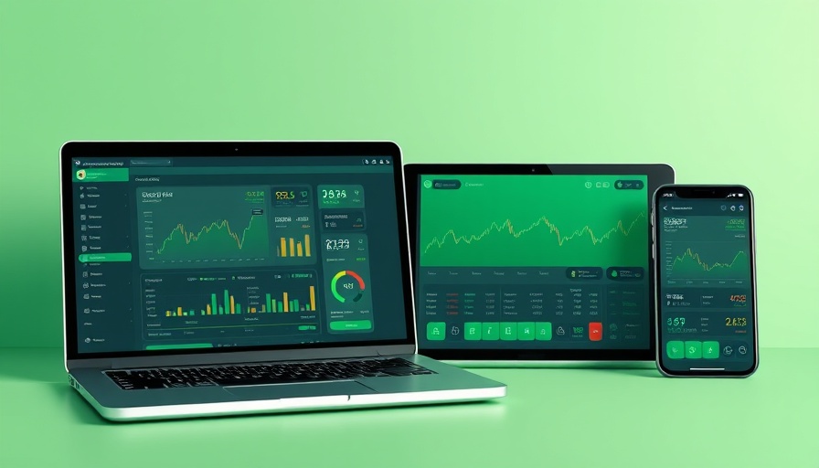 Personalized stock recommendations app interface on various devices.